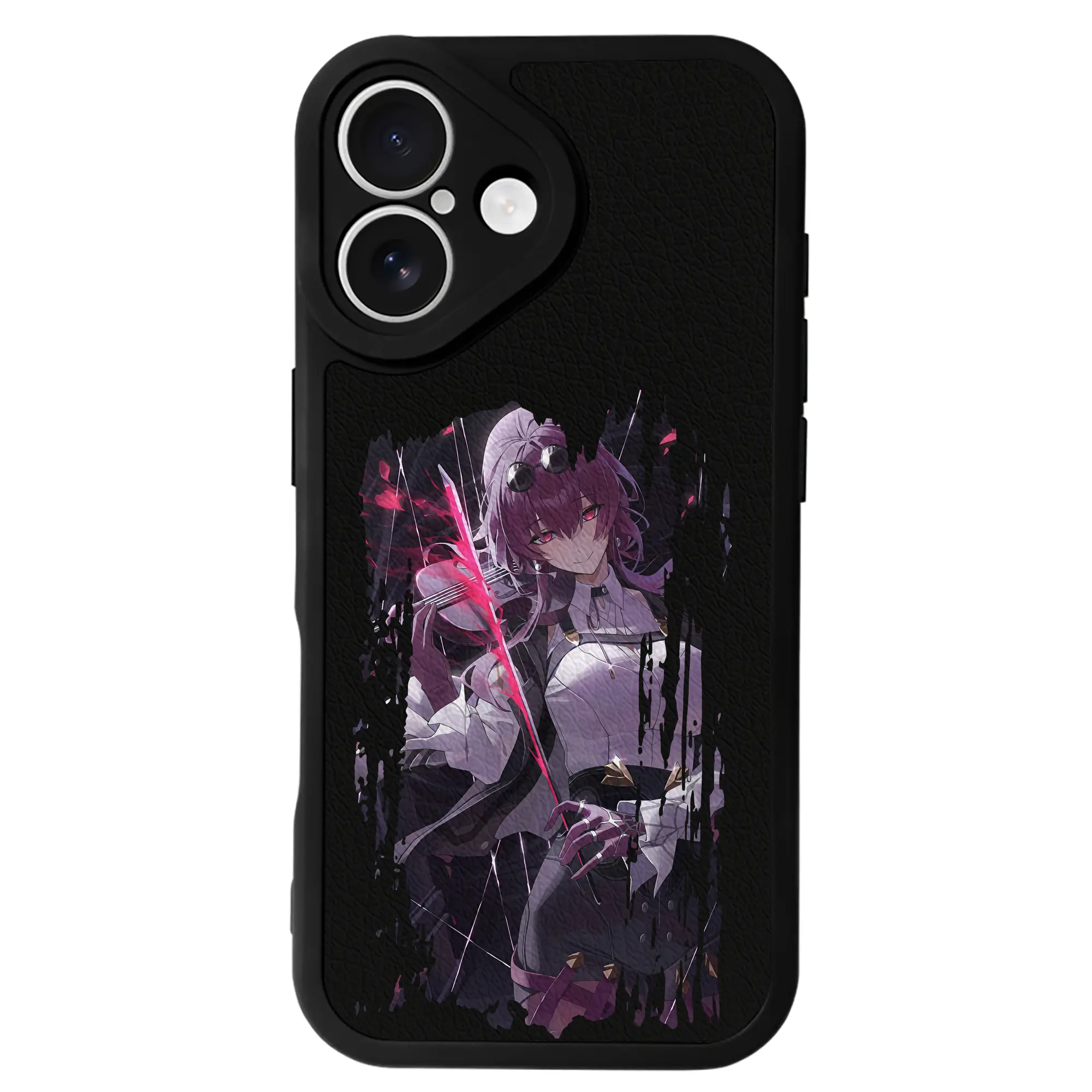 崩壊：スターレイル グッズ カフカ - IPhone 16シリーズ対応 ・ シリコンスマホケース ・ レザー調 ・ 高精度フィット ・ 耐衝撃 ・ ワイヤレス充電対応 ・ 精密カット